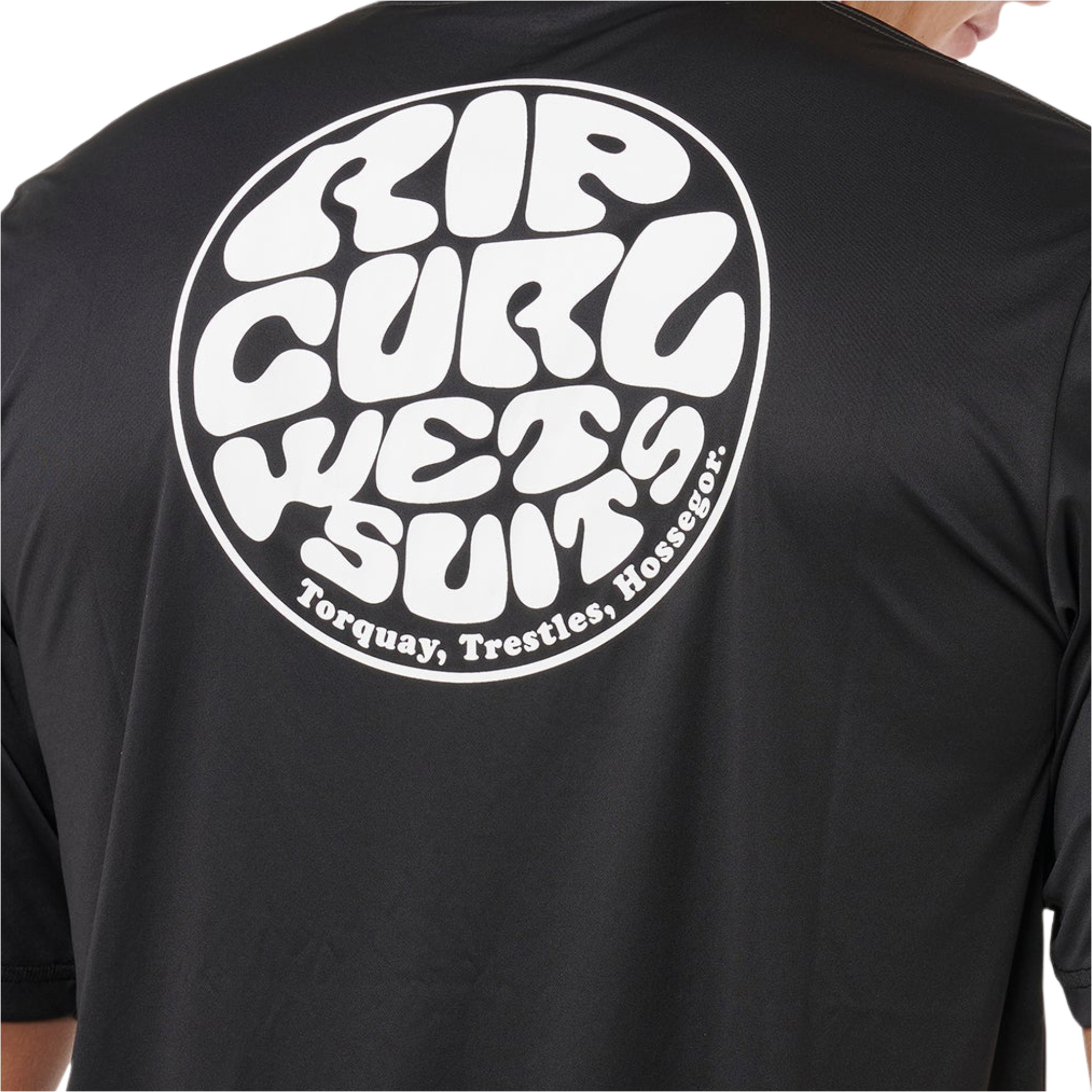 2026 Rip Curl Herre Icons Of Surflite UPF Kortærmet Lycra-vest 163MRV - Black
